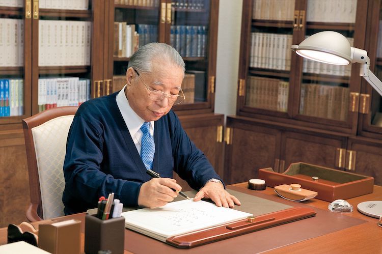 Photo: SGI President Daisaku Ikeda. Credit: Seikyo Shimbun