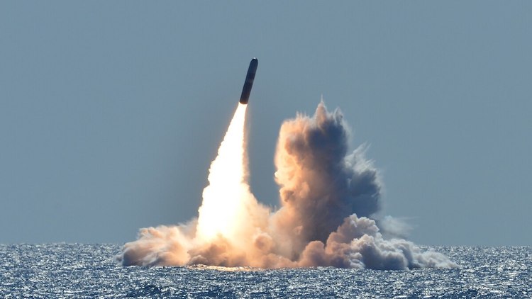 Photo: Trump's new apparently low-yield nuclear warhead entered production in 2019. Credit: Ronald Gutridge/U.S. Navy.