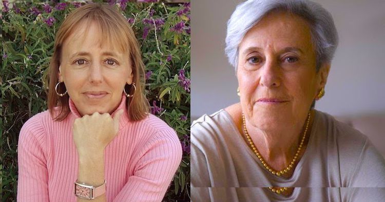 Medea Benjamin (left) and Alice Slater (right). A collage by INPS-IDN.