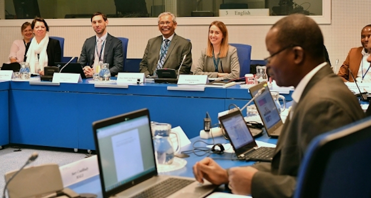 Photo: The IAEA’s first School on Drafting Nuclear Security Regulations for African Countries was held at the IAEA’s headquarters in Vienna. Credit: D. Calma/IAEA