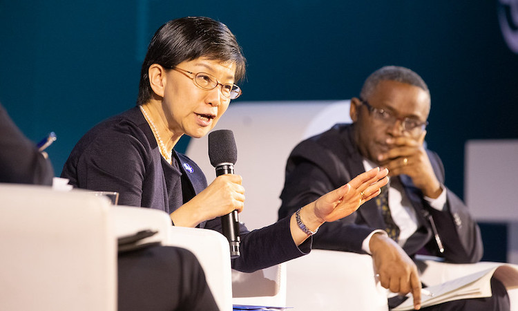 Photo: Izumi Nakamitsu, UN High Representative for Disarmament Affairs (UNODA) addressing the High-Level Panel “CTBT: Science and Technology in a Changing World” on 24 June at Hofburg Palace, Vienna, in the opening session of the Science and Technology Conference2019 (SnT2019) 24 June-28 June 2019. Credit: CTBTO